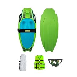 Picture of Jobe Sports 252522003PCS Slash Kneeboard Lime Green Package with Vest and Tow Rope