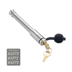 Picture of Infinite Rule Security 61420-S 2-Pack Keyed Alike Hitch Lock Set for Curt Alumalite 2.5in 12.5K Hitch with Receiver Lock