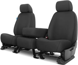 Picture of Covercraft SS3329PCCH Polycotton SeatSaver Custom Front Row Seat Covers Charcoal
