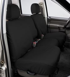 Picture of Covercraft SS3418PCCH Polycotton SeatSaver Custom Front Row Seat Covers - Charcoal