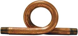 Picture of Brass Fittings 40101 1 x 2 Inch Red Brass Pipe Nipple