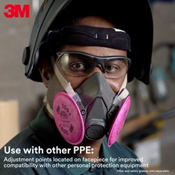 Picture of 3M 06300 Half Facepiece Reusable Respirator 6000 Series Large