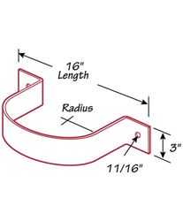 Picture of Tie Down Engineering 26429 Commercial Grade Galvanized Steel Piling Hoop 8"