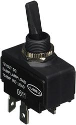 Picture of Hubbell M21SP Marine Toggle Switch DPST On/Off 12V DC