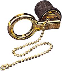 Picture of Sea-Dog Line 520071-1 Brass Snap Handle Drain Plug 1 Inch with Chain