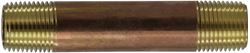 Picture of Brass Fittings 40063 Red Brass Pipe Nipple 1/2" x 2-1/2"