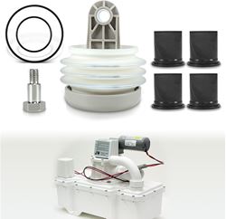 Picture of Sealand 385310076 1-1/2" Duckbill Valve Kit for VacuFlush Vacuum Pumps (2-Pack)