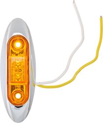 Picture of Anderson Manufacturing V168XA LED Clearance Side Marker Light Chrome Bezel
