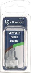 Picture of Attwood Marine 8884-6 Fuel Connector for Chrysler/Force 5/16" Barb Nickel Plated Brass