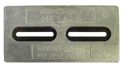 Picture of Camp Zinc DP1 Divers Hull Plate Zinc Anode 11.5 x 5.25 Inch
