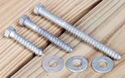Picture of Tie Down Engineering 24292 Hot-Dip Galvanized Lag Bolt Set 3/8 x 5 in. 8-Pack