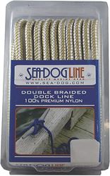 Picture of Sea-Dog Line 302110010G/W-1 Double Braid Nylon Dock Line 3/8" x 10' Gold/White