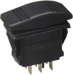 Picture of Sierra RK19850TP Contura III DPDT Momentary Rocker Switch Waterproof 20A