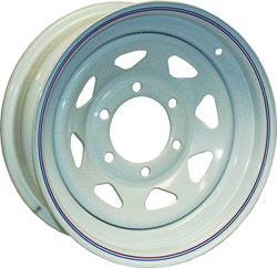 Picture of Loadstar Tires 32395 ST205/75R-15 Radial Trailer Tire & Wheel Assembly 5 Lug White Spoke