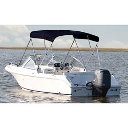 Picture of Carver Covers A5487TB-4 3-Bow Fully Assembled Bimini Top 54" x 6' x 85-90" Pacific Blue