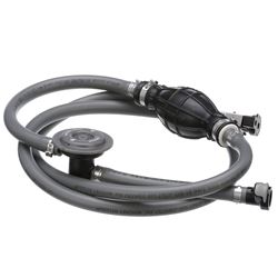 Picture of Attwood Marine 93806MUSD7 Fuel Line Hose Kit 3/8" x 6' with Primer Bulb and Sprayless Connector