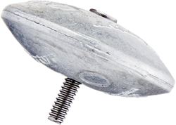 Picture of Martyr Anodes CMR01AL Aluminum Rudder and Trim Tab Anode with Stainless Steel Allen Head Screw