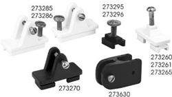 Picture of Sea-Dog Line 273630-1 Curved Windshield Hinge Black Nylon 3/16" Pin