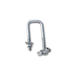 Picture of Tie Down Eng 86222 Galvanized Square U-Bolt Kit 1/2" x 3-1/16" x 3-3/16" Trailer Hardware