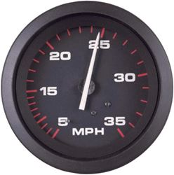 Picture of Sierra 57898P Amega Domed 3" Speedometer with Black Dial