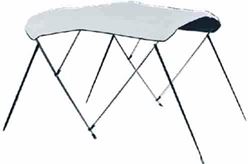 Picture of Carver Covers 405WV 3 Bow Bimini Top Canvas 85-90 Inch White Vinyl