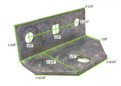 Picture of Tie Down Engineering 86115 Swivel Bunk Bracket Hot-Dip Galvanized for Boat Trailers