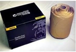 Picture of Mirka 23-314-320 Gold 5" PSA LinkRoll Sanding Discs 320 Grit 100/Roll