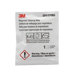 Picture of 3M 504 Respirator Cleaning Wipes 100-Count Dispenser Box