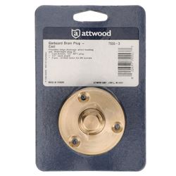 Picture of Attwood Marine 7555-3 Cast Bronze Garboard Drain Plug 1/2" NPT