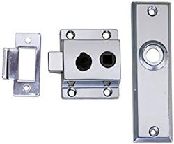 Picture of Perko 0930DP0CHR Rim Latch Stainless Reverse Bevel with Flush Strike Chrome