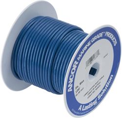 Picture of Ancor 108110 Dark Blue Tinned Copper Marine Wire 10 AWG 100ft