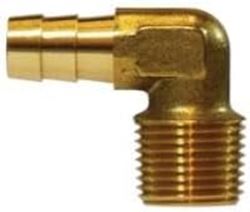 Picture of Brass Fittings 32040 Hose Barb Elbow 5/16 x 1/4 Inch
