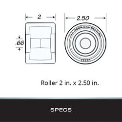 Picture of Tie Down Engineering 86117 4 ft. Galvanized Roller Bunk Kit - Pair