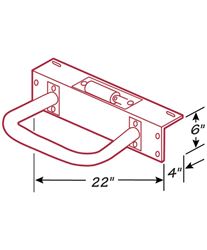 Picture of Tie Down Engineering 26415 Commercial Grade Piling Hoop Roller Assembly