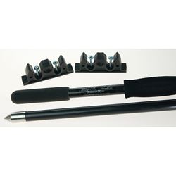 Picture of Panther KPP120B King Pin Anchor Pole 12ft 2-Piece Black Shallow Water Anchor