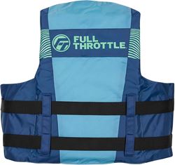 Picture of Full Throttle 112200-500-030-26 Adult Nylon Water Sport Life Jacket Blue S/M