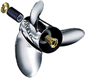 Picture of Michigan Wheel 963527 Ballistic XL 4-Blade Stainless Steel Propeller 14-1/8" x 27" RH