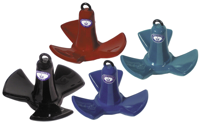 Picture of Greenfield Products 516 RD IND 16 Lb Vinyl Coated River Anchor Red