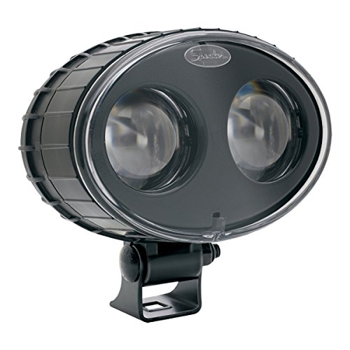Picture of J.W. Speaker 1801511 7x6 Oval LED Work Light Trapezoid Beam Pedestal Mount