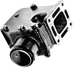 Picture of Quicksilver 8M0153486 Exhaust Elbow EC 6-Inch Rise Marine