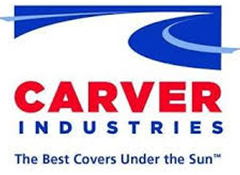 Picture of Carver Covers A5475UB-04 54" High 3 Bow Bimini Top Kit Pacific Blue