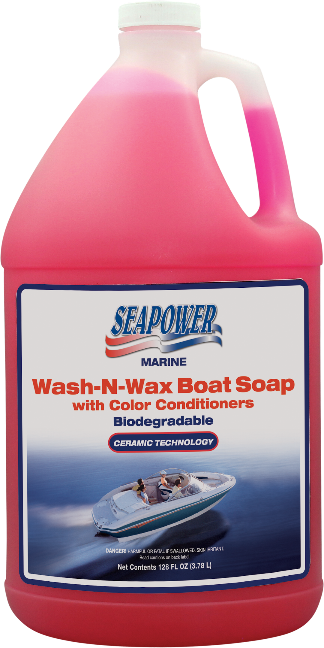 Picture of T.R. Industries SWS-32 Marine Wash-N-Wax Boat Soap 32 oz Biodegradable
