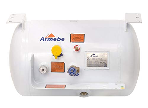 Picture of Flame King YSN122LB 12.2 Gallon ASME Horizontal Propane Tank with Top Mount Bracket