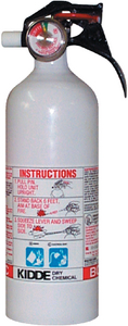 Kidde Safety 21028230K 2 lb BC Marine Fire Extinguisher with Metal Valve