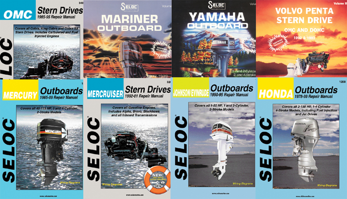 Picture of Seloc Publishing 118-01416 Mercury Outboard 2-Stroke Repair Manual 1990-2000