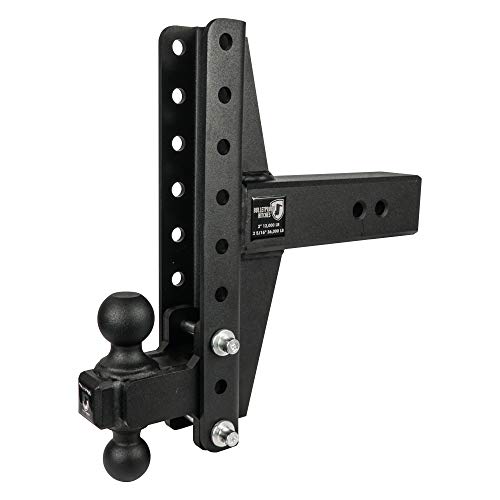 Picture of Bulletproof Hitches AL206 2.0" Aluminum Medium Duty 6" Drop/Rise Adjustable Trailer Hitch