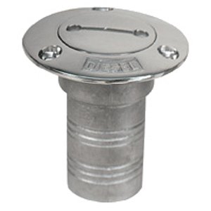 Picture of Whitecap Industries 6124AEPAC 316 Stainless Steel 30° Angled Deck Fill - 1-1/2" Diesel EPA Compliant