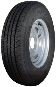 Picture of Loadstar Tires 31218HD ST145/R12 Load Range E Trailer Tire with 5-Lug Modular Galvanized Rim