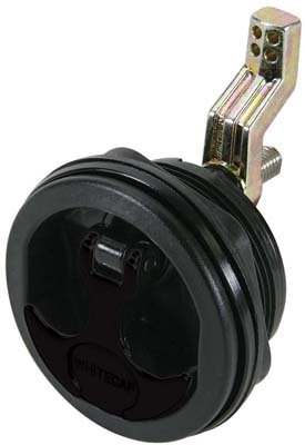 Picture of Whitecap Industries S-0604BC Whitecap Strap Hinge - Polished Brass - 4" X 1" - Pair