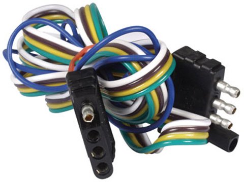 Picture of Optronics AL145PWTBP Female Weathertight Pigtail Connector with Male PL3 Plug